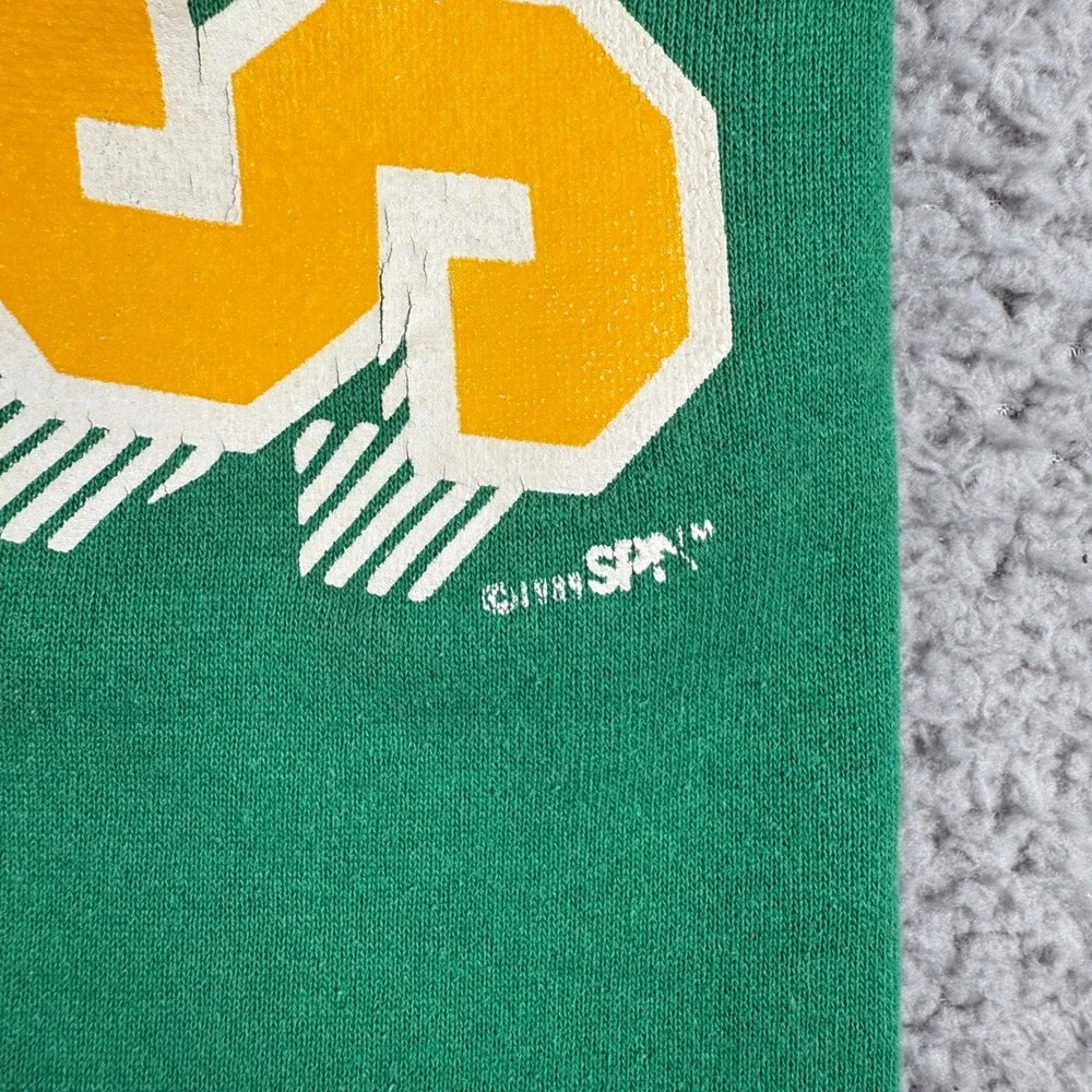 Vintage 1980s CSU Rams Sweatpants Size XL Green Colorado State University